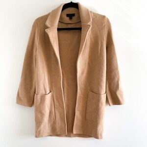 J. Crew Merino Wool Open Cardigan Jacket